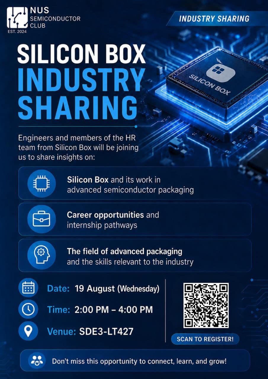 Event poster for Silicon Box Industry Sharing